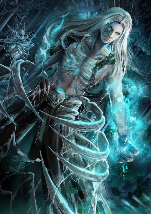 死灵法师，暗夜中的灵魂编织者