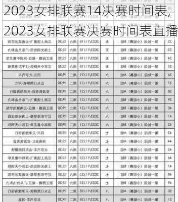 2036年中国女排赛程表最新动态，激情与挑战并存的征程,2023中国女排赛程表最新